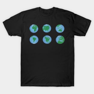 Earth Illustration T-Shirt